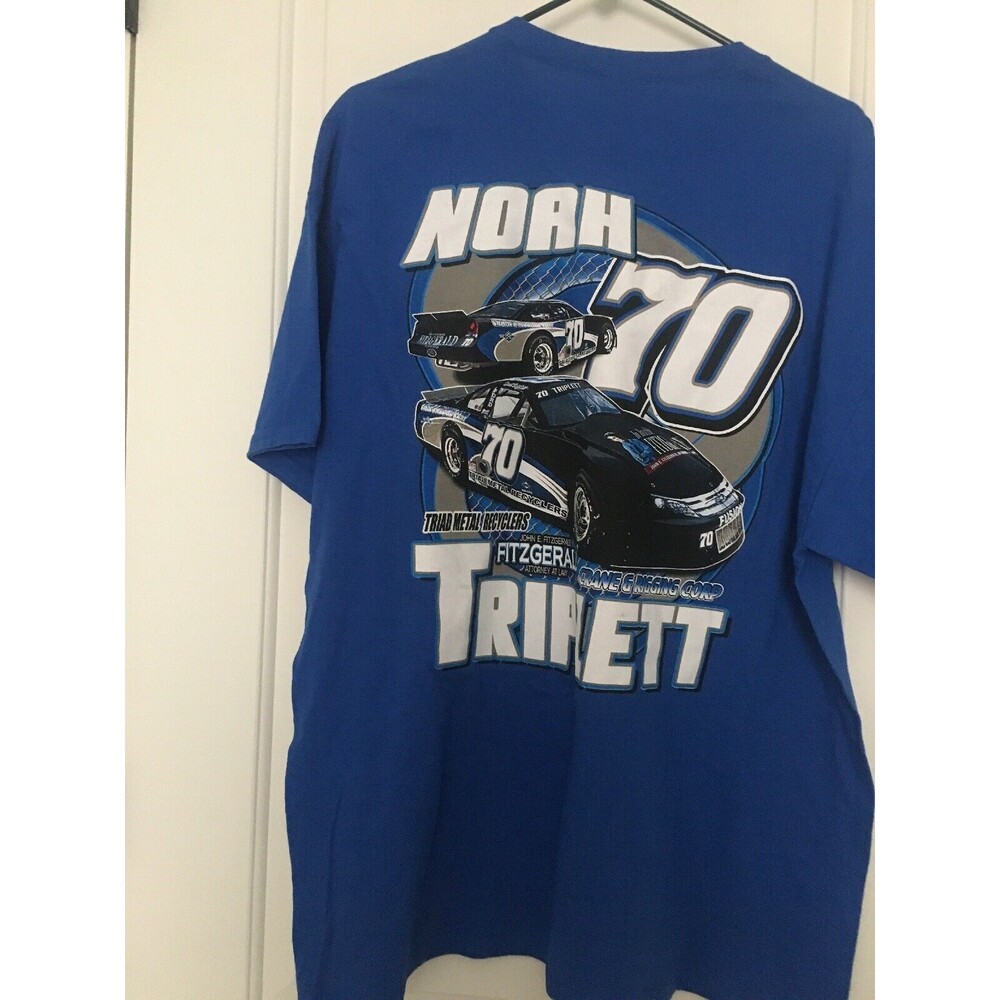 Gildan Men's Short Sleeve T-Shirt Fitzgerald Noah Triplett Racing Size XL - Picture 7 of 11